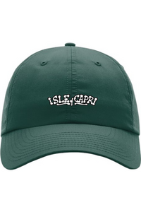 Isle of Capri - 3D Ink - Performance Hat - White on Black