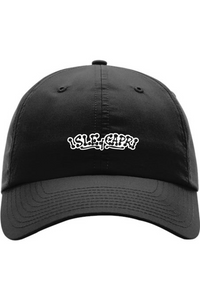 Isle of Capri - 3D Ink - Performance Hat - Black on White