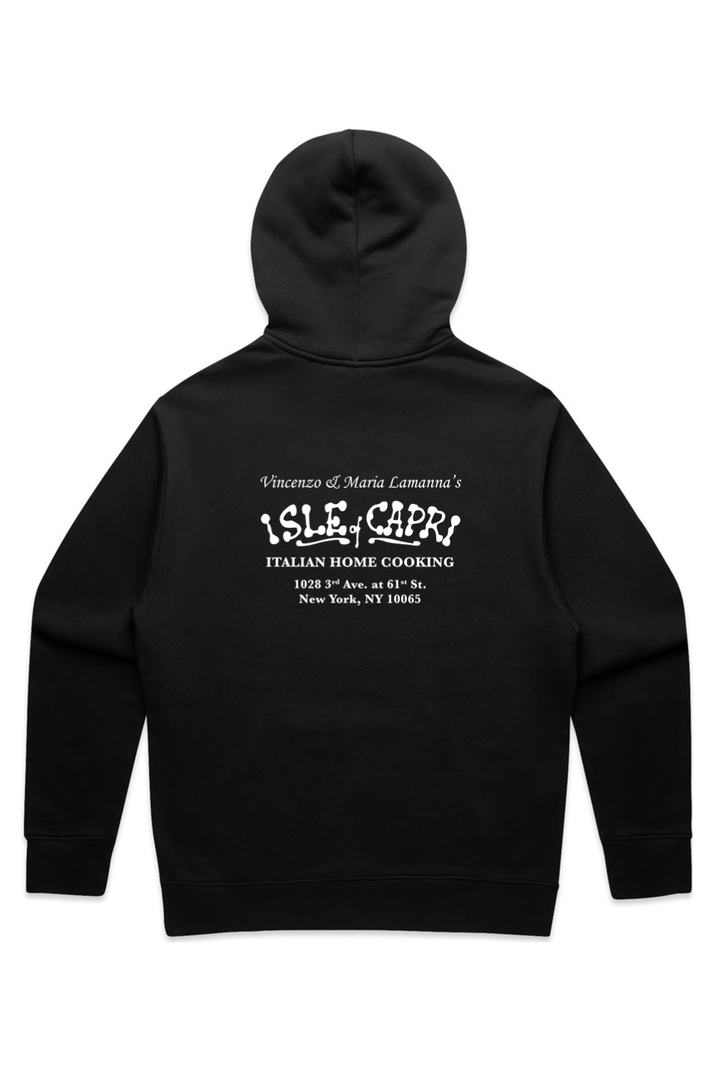 Isle of Capri - Heavy Zip Hoodie - Name & Info
