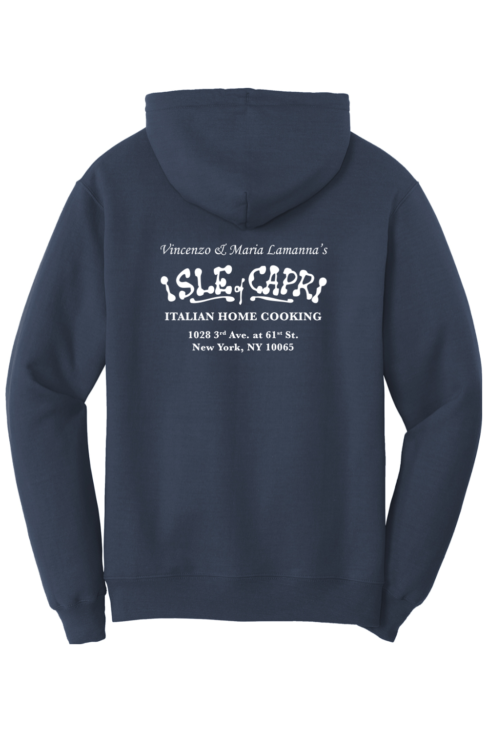 Isle of Capri - Fleece Pullover Hoodie - Name & Info