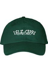 Isle of Capri - Dad Hat - 2-sided Embroidery - White
