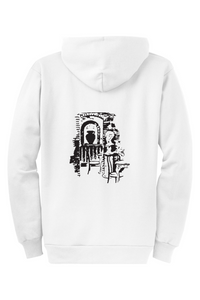 Isle of Capri - White Fleece Zip Hoodie - Matchbox Image