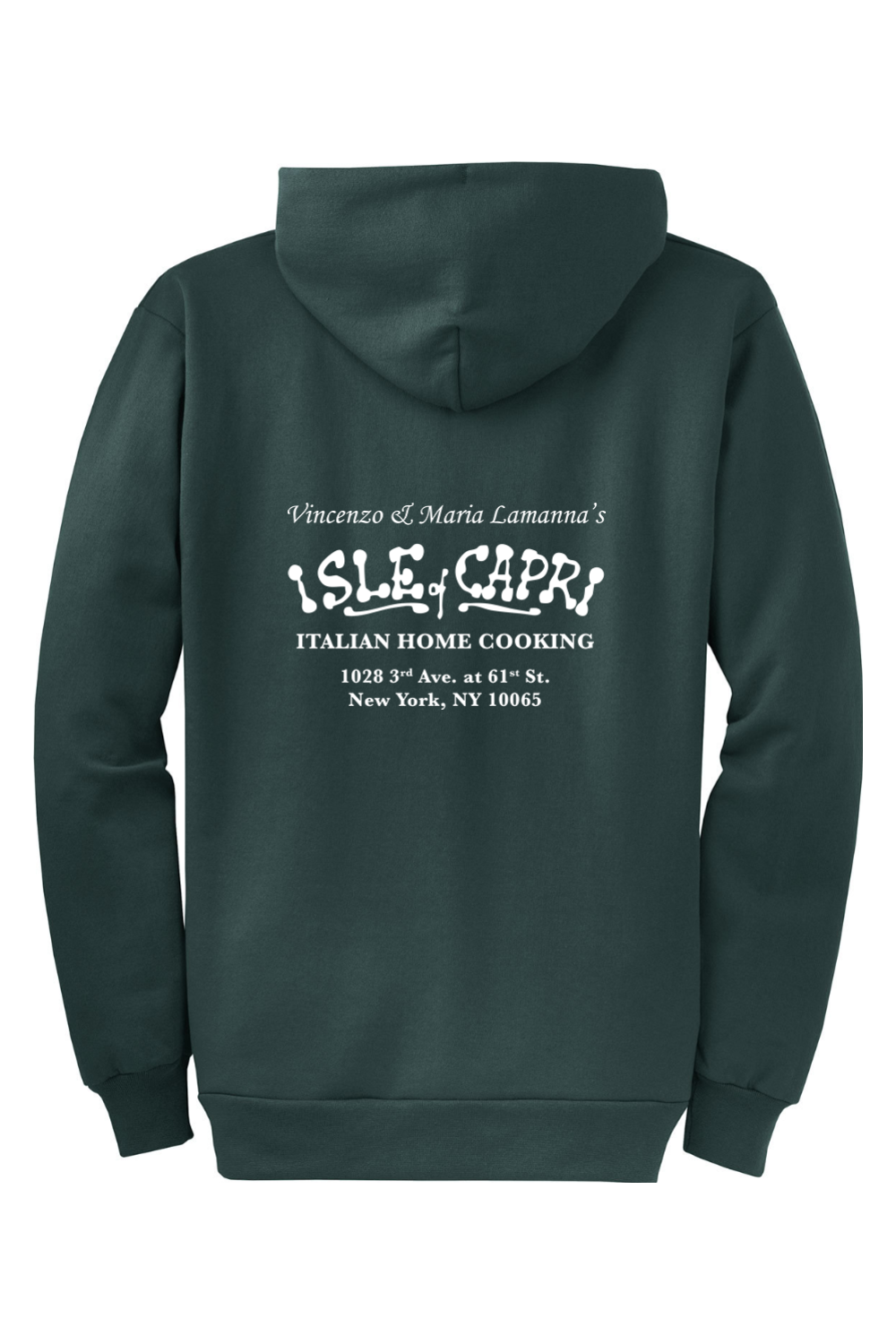 Isle of Capri - Fleece Zip Hoodie - Name & Info