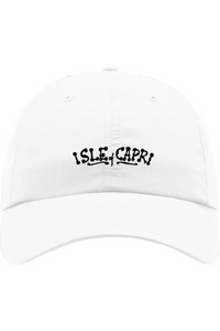 Isle of Capri - White Performance Hat - 1-Side Embroidery