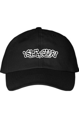 Isle of Capri - 3D Ink - Dad Hat - Black on White
