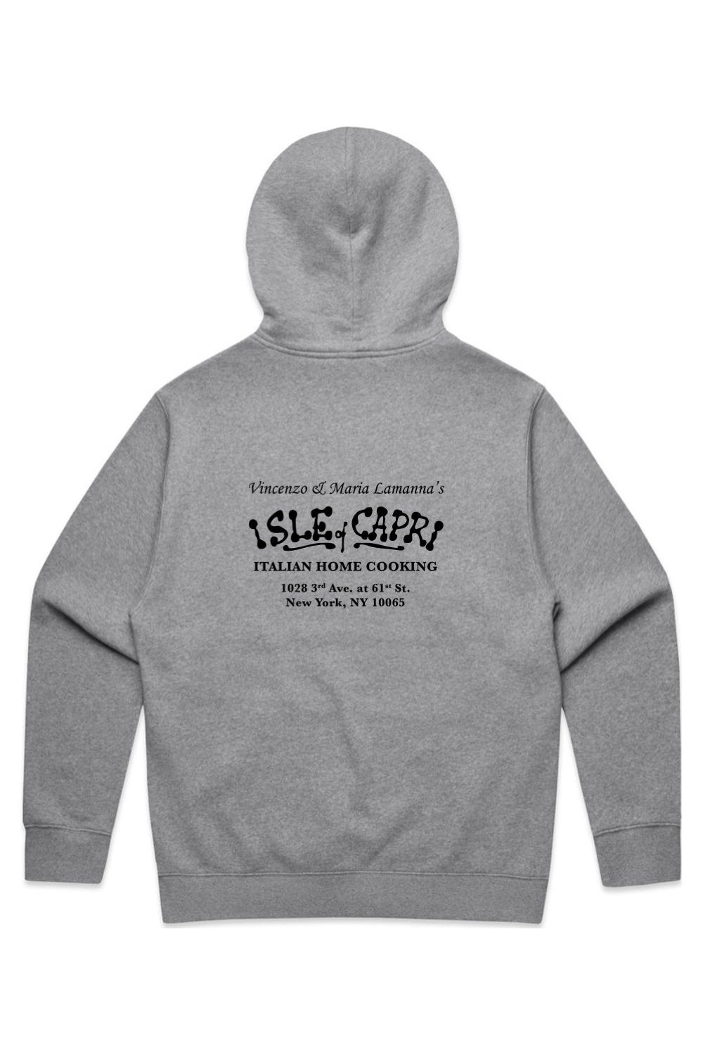 Isle of Capri - Heavy Pullover Hoodie - Name & Info