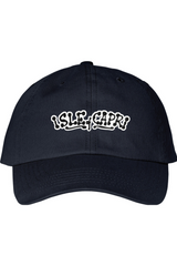 Isle of Capri - 3D Ink - Dad Hat - Black on White