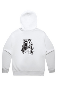 Isle of Capri - White Heavy Pullover Hoodie - Matchbox Image