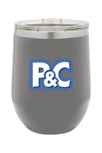 Plate & Cloth - 12oz Insulated Tumbler - Compact Logo