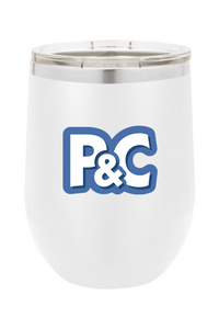 Plate & Cloth - 12oz Insulated Tumbler - Compact Logo